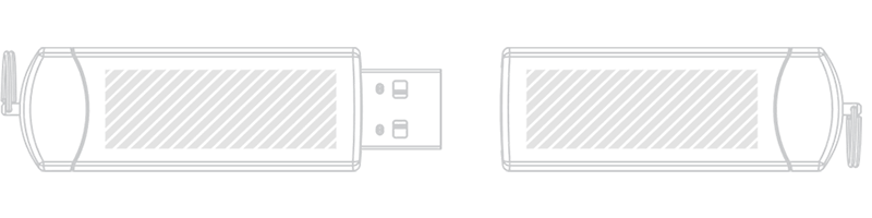 USB-minne Screentryck USB-minne Screentryck