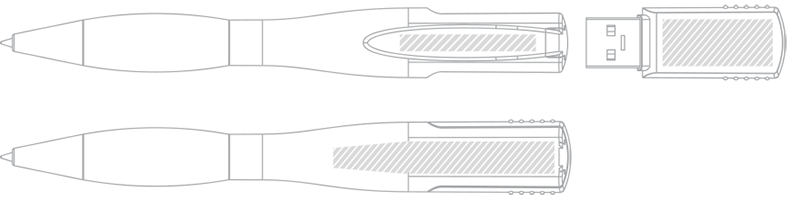 USB-penna Screentryck USB-penna Screentryck